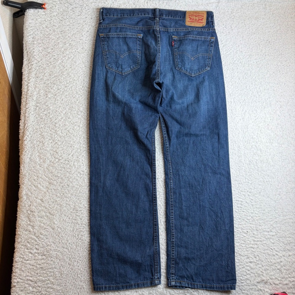 Levis 569 Loose Straight Leg Jeans Mens 34x32 (35x30) Blue Denim 100% Cotton